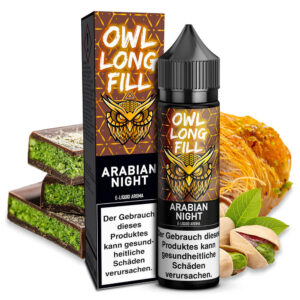 OWL Salt - Arabian Night (Dubai Schokolade) – 10ml Aroma (Longfill)