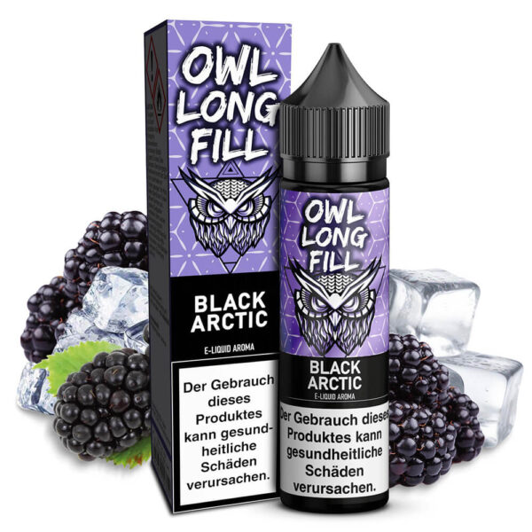 OWL Salt - Black Arctic (Blackberry Ice) – 10ml Aroma (Longfill)