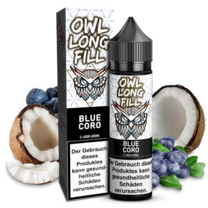OWL Salt - Blue Coro (Blueberry Coco) – 10ml Aroma (Longfill)