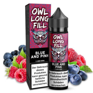 OWL Salt - Blue & Pink (Blueberry Sour Raspberry) – 10ml Aroma (Longfill)