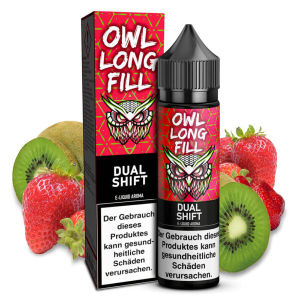 OWL Salt - Dual Shift (Strawberry Kiwi) – 10ml Aroma (Longfill)