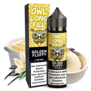 OWL Salt - Golden Fluffy (Vanille Custard) – 10ml Aroma (Longfill)