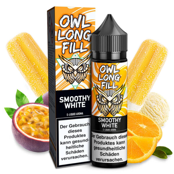 OWL Salt - Smoothy White (Tropical Vanilla) – 10ml Aroma (Longfill)