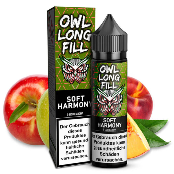 OWL Salt - Soft Harmony (Apple Peach) – 10ml Aroma (Longfill)