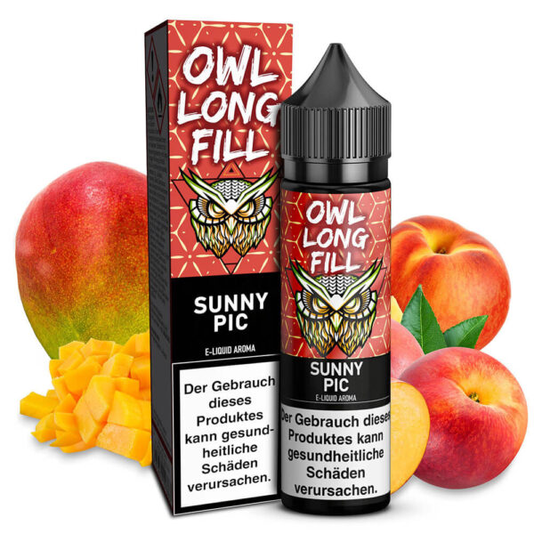 OWL Salt - Sunny Pic (Peach Mango) – 10ml Aroma (Longfill)