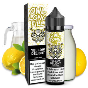 OWL Salt - Yellow Delight (Buttermilch Zitrone) – 10ml Aroma (Longfill)