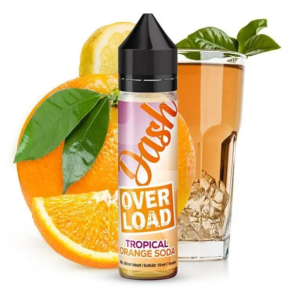 Dash Liquids - Overload Tropical Orange Soda – 10ml Aroma (Longfill)