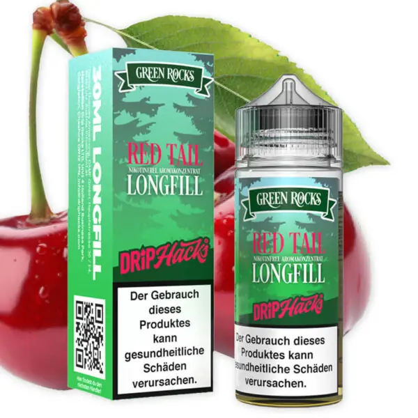 Green Rocks Red Tail – 30ml Aroma (Longfill)