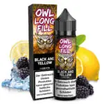 OWL Salt - Black & Yellow (Blackberry Lemon) – 10ml Aroma (Longfill)